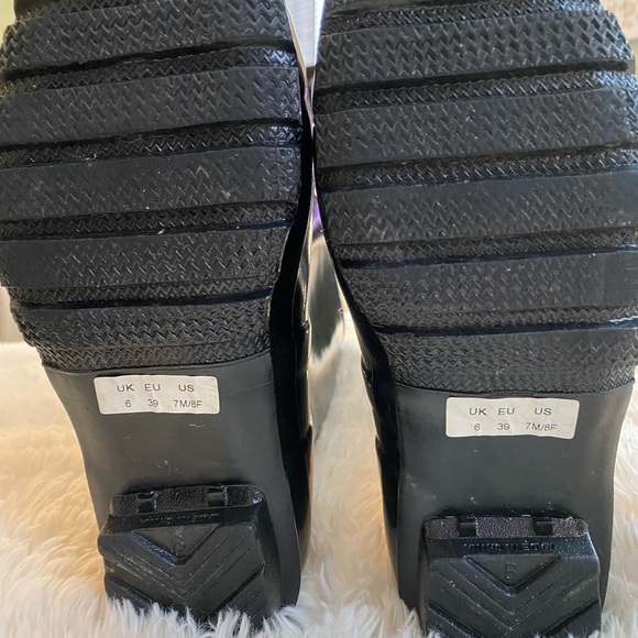 Black Glossy Hunter boots tall - Picture 4 of 6